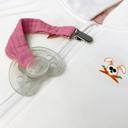 Clip Para Chupete  Rosa De Algodón Orgánico_4