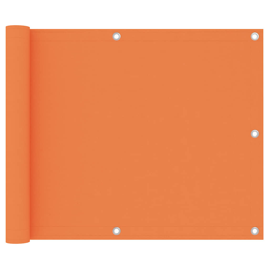 Vidaxl Toldo Para Balcón Tela Oxford Naranja 75x300 Cm_0
