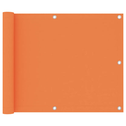 Vidaxl Toldo Para Balcón Tela Oxford Naranja 75x300 Cm_0