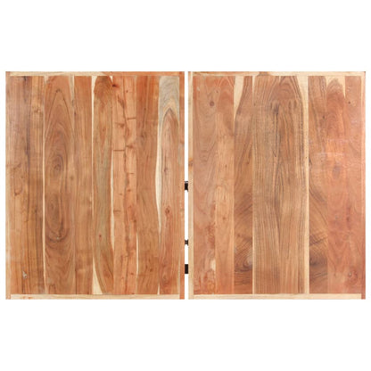 Mesa De Centro De Madera Maciza De Acacia 142x90x42 Cm_1