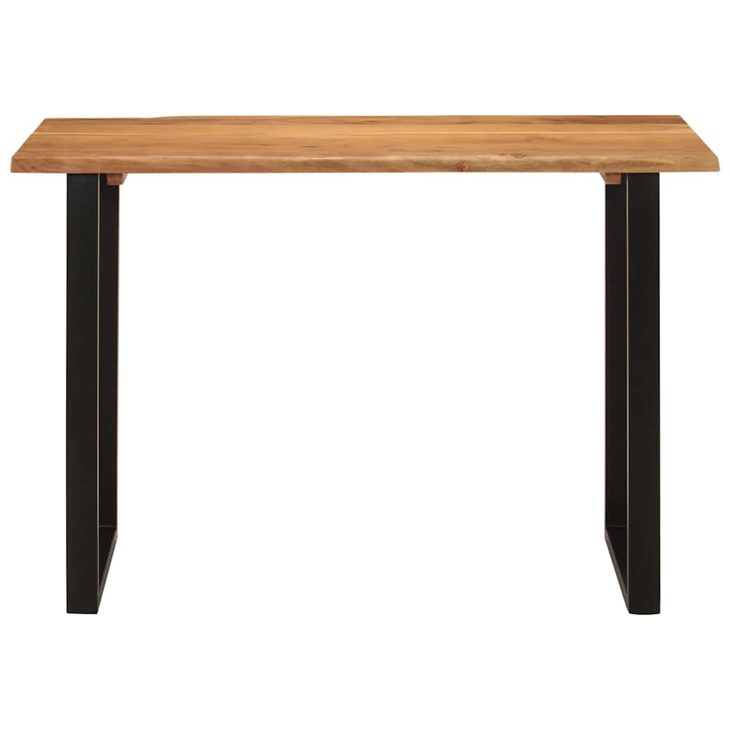 Mesa De Comedor Madera Maciza De Acacia 110x50x76 Cm_2