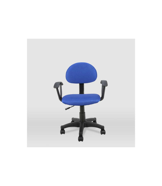 Silla De Oficina Leyre Acabado Azul, Alto: 80.5/92.5 Ancho: 55. Fondo: 58,5_0