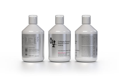 Colágeno Marino Avitz 10.000 mg Líquido 500 ml con Ácido Hialurónico, Biotina y Vitamina C – Beauty Complex