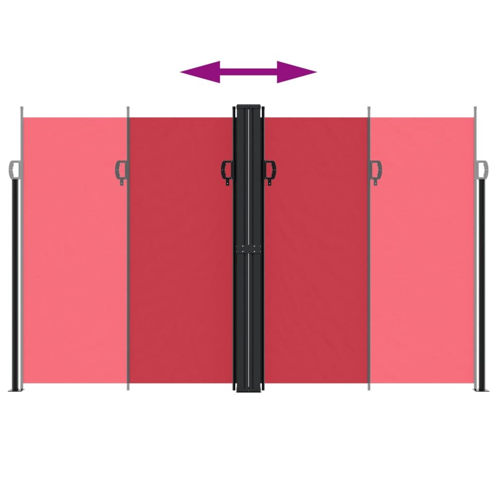 Vidaxl Toldo Lateral Retráctil Rojo 200x1200 Cm_4