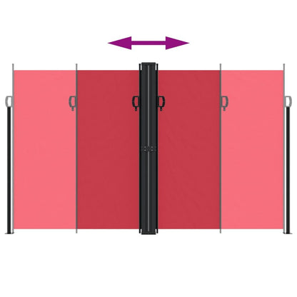 Vidaxl Toldo Lateral Retráctil Rojo 200x600 Cm_4