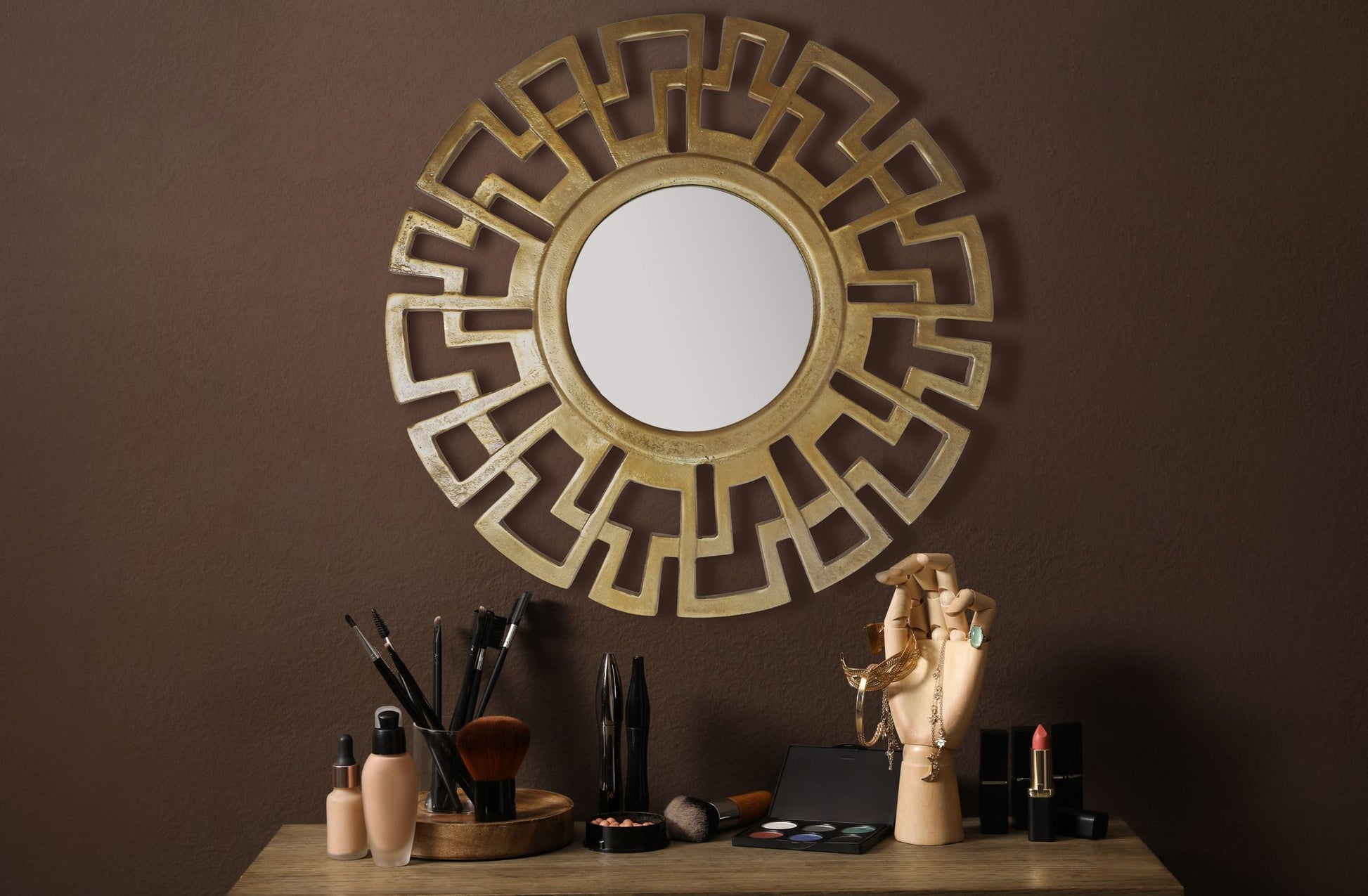Espejo De Pared Art Deco 60 Cm_2