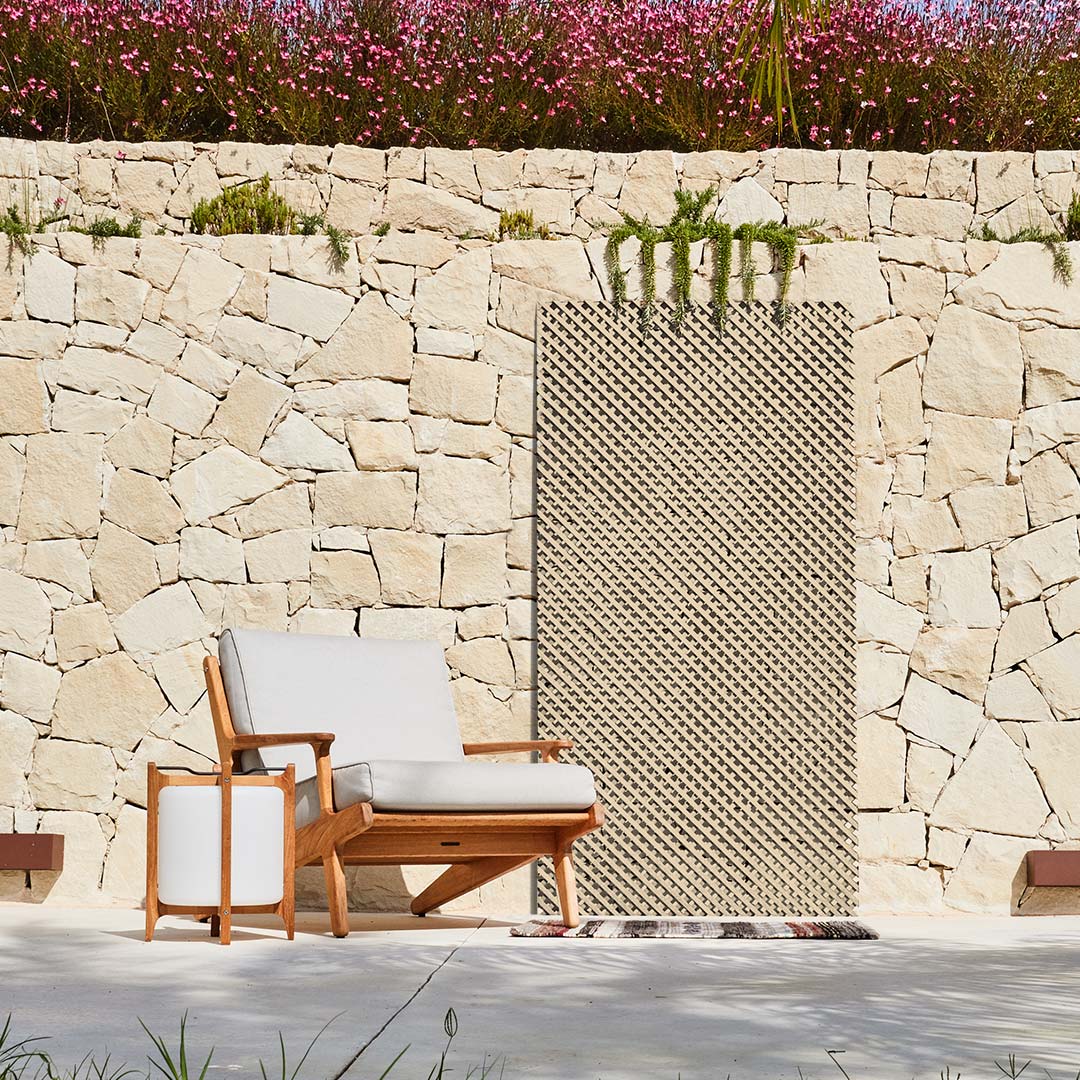 Celosía Lop - Elegancia Y Ecológica Para Tu Espacio - 0,8x1,2 M - Marfil_3