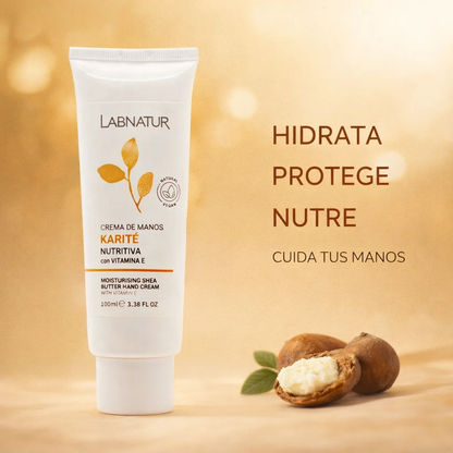 Crema de Manos Manteca de Karité Labnatur 100 ml | Nutrición Intensiva | Hidratante | Manos Secas_1