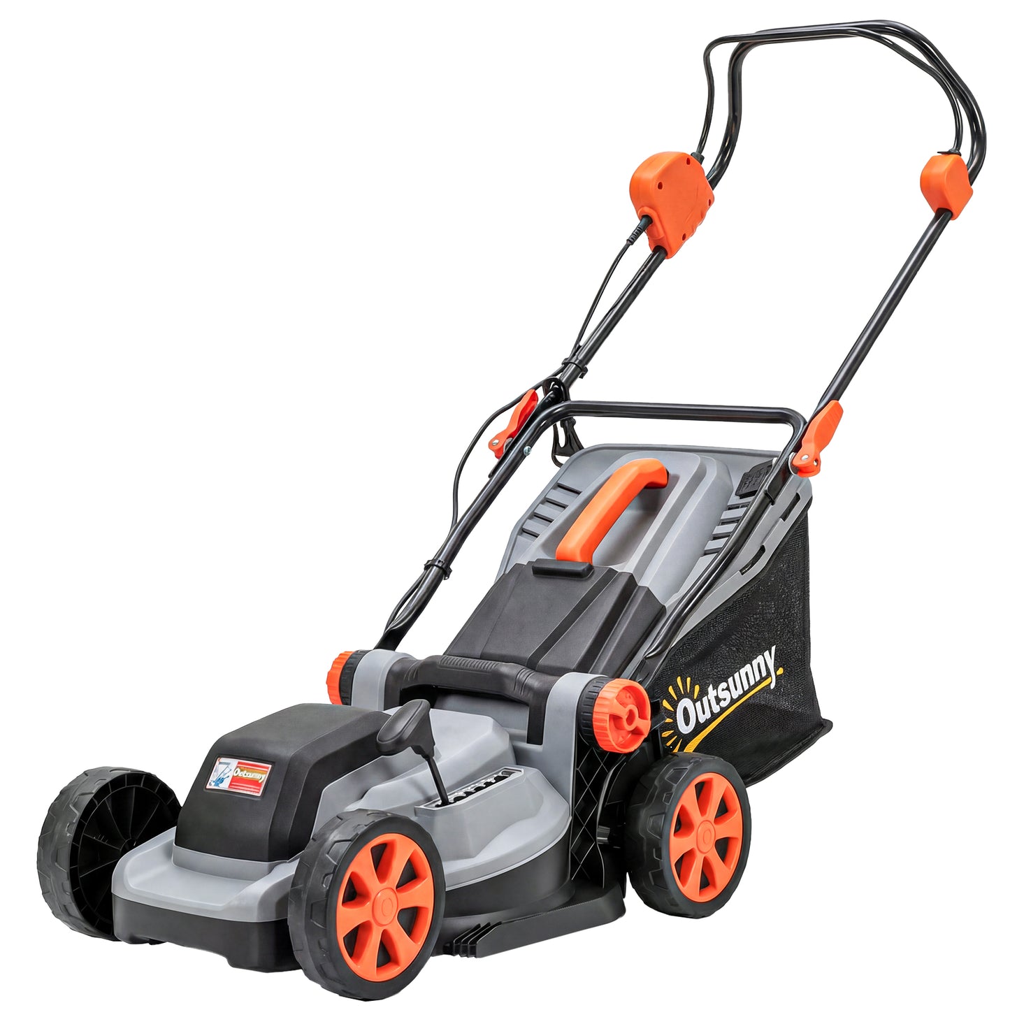 Outsunny Cortacésped A Batería Inalámbrico 18v Con 2 Baterías De 4ah Y Cargador_0