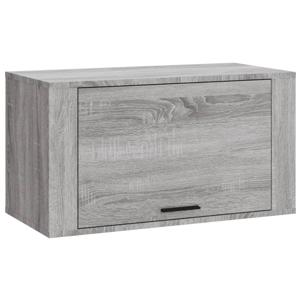 Mueble Zapatero Pared Madera De Pino Gris Sonoma 70x35x38 Cm / Vetonek_0