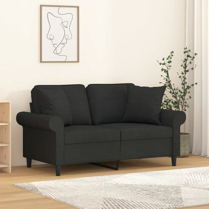 Vidaxl Cojines Decorativos 2 Uds Tela Negro 40x40 Cm_1