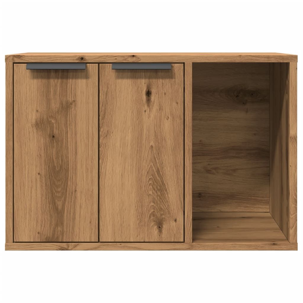 Vidaxl Mueble Arenero Para Gatos Madera Ingeniería Artisian 60x40x40cm_4