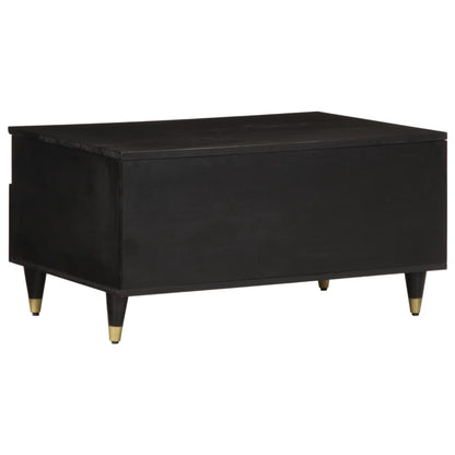 Mesa De Centro De Madera Maciza Mango 80x54x40 Cm_3