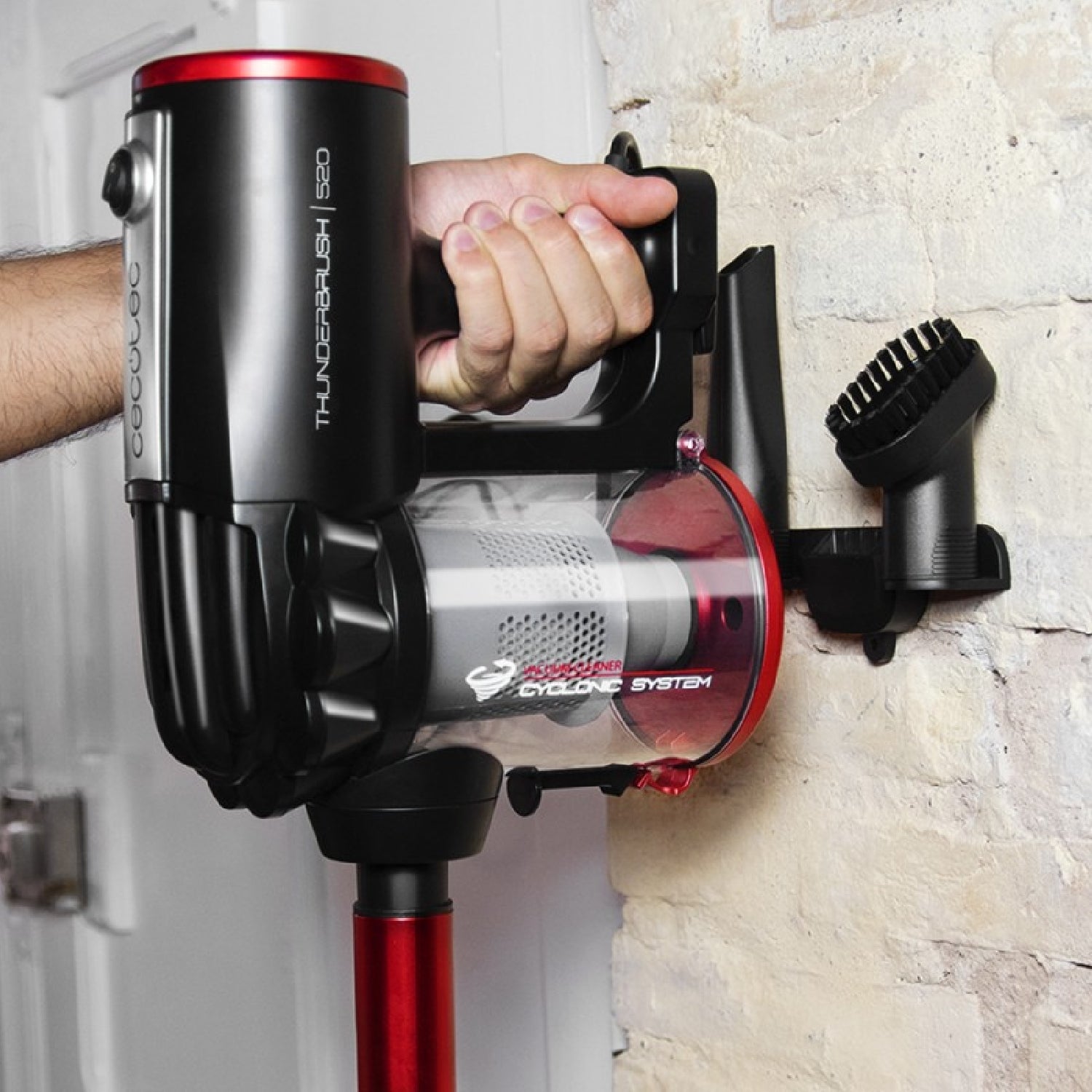 Cecotec Aspiradora Vertical 2 En 1 Con Cable Thunderbrush. 600 W Escoba Y De Mano Tecnología Ciclónica Sin Bolsa Filtro_2