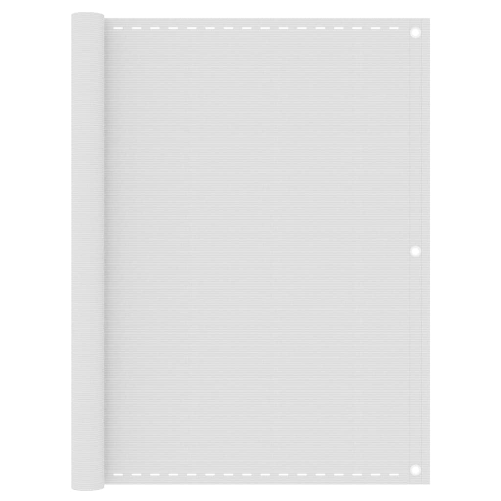 Vidaxl Toldo Para Balcón Hdpe Blanco 120x600 Cm_0