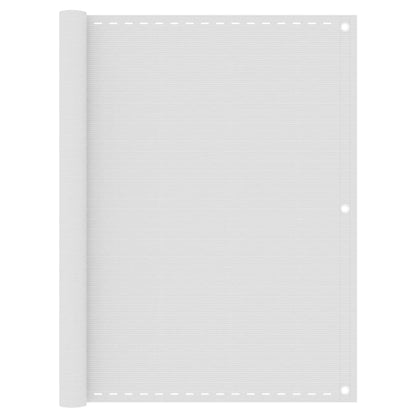 Vidaxl Toldo Para Balcón Hdpe Blanco 120x600 Cm_0