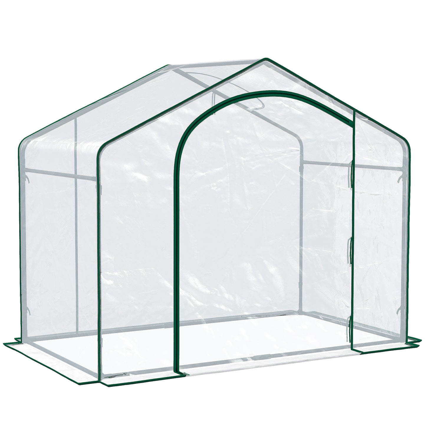 Outsunny Invernadero Transparente De Jardín Vivero Casero Plantas Jardinería_0