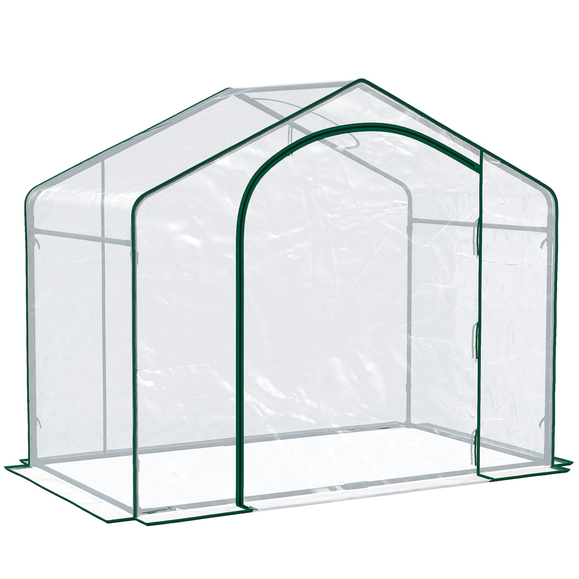 Outsunny Invernadero Transparente De Jardín Vivero Casero Plantas Jardinería_0