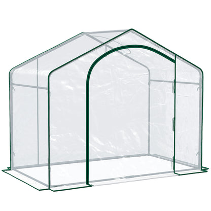 Outsunny Invernadero Transparente De Jardín Vivero Casero Plantas Jardinería_0