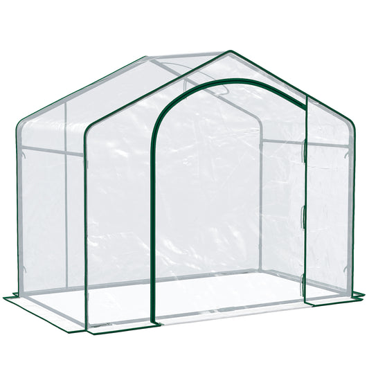 Outsunny Invernadero Transparente De Jardín Vivero Casero Plantas Jardinería_0