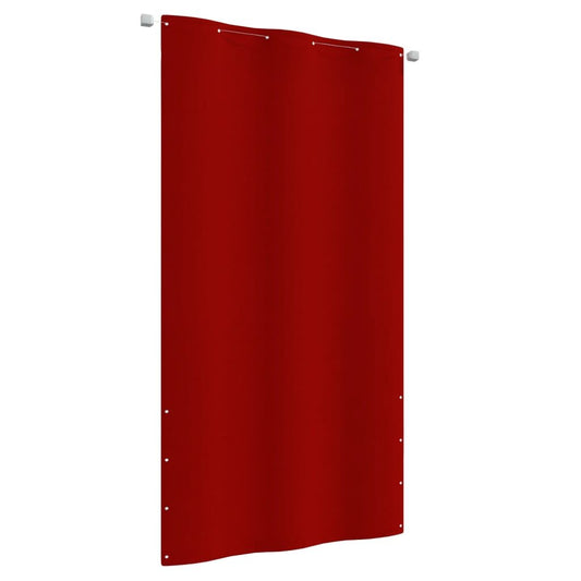 Vidaxl Toldo Para Balcón De Tela Oxford Rojo 120x240 Cm_0