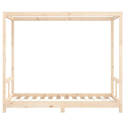 Vidaxl Estructura De Cama Para Niños Madera Maciza De Pino 80x160 Cm_3