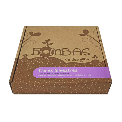 Bombas de semillas Flores Silvestres