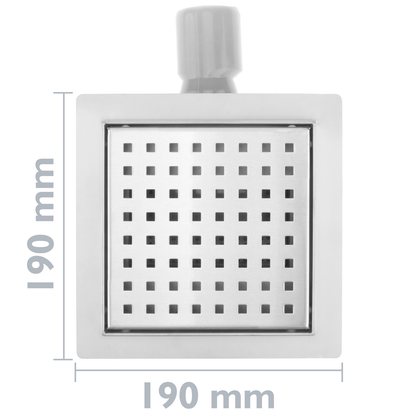 Canaleta De Desagüe Para Ducha Cuadrado 15 Cm Con Rejilla_1