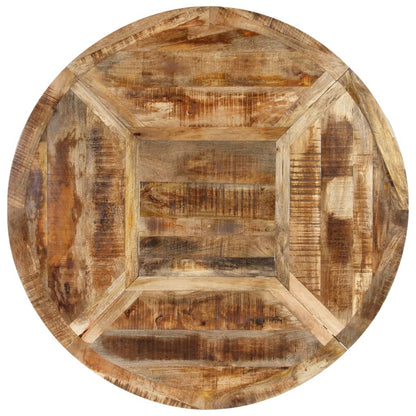Mesa De Comedor Madera Maciza De Mango Sin Tratar Ø150x76 Cm_2