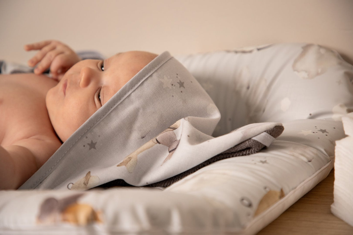 Capa De Baño Maxi 70x120 Cm Bambu Balloon Flight