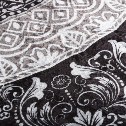 Vidaxl Alfombra Lavable Patchwork Antideslizante Multicolor 80x150 Cm_3