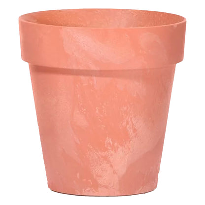 Maceta Cube Beton Effect 7l., Dimensiones (mm) 250x250x221, Color Terracota_0