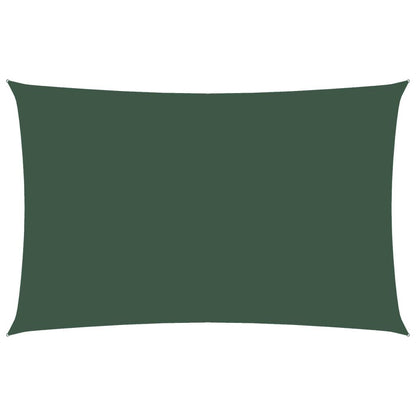 Vidaxl Toldo De Vela Rectangular Tela Oxford Verde Oscuro 2,5x5 M_0