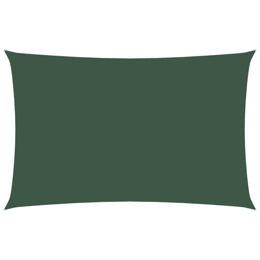 Vidaxl Toldo De Vela Rectangular Tela Oxford Verde Oscuro 2,5x5 M_0