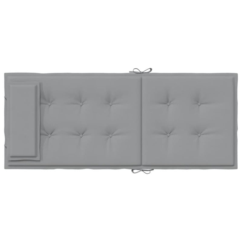 Vidaxl Cojines De Silla Con Respaldo Alto 6 Uds Tela Oxford Gris_5