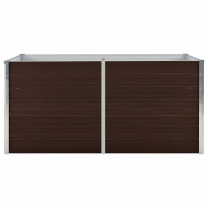 Mesa De Cultivo De Acero Galvanizado Marrón 160x80x77 Cm_3