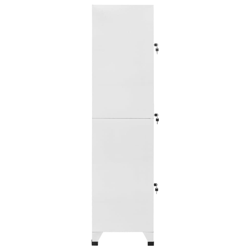 Armario Taquilla Con 3 Compartimentos 38x45x180 Cm_3