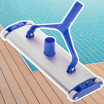 Limpiafondos Manual Rectangular De Aluminio Para Piscinas 44 Cm_2