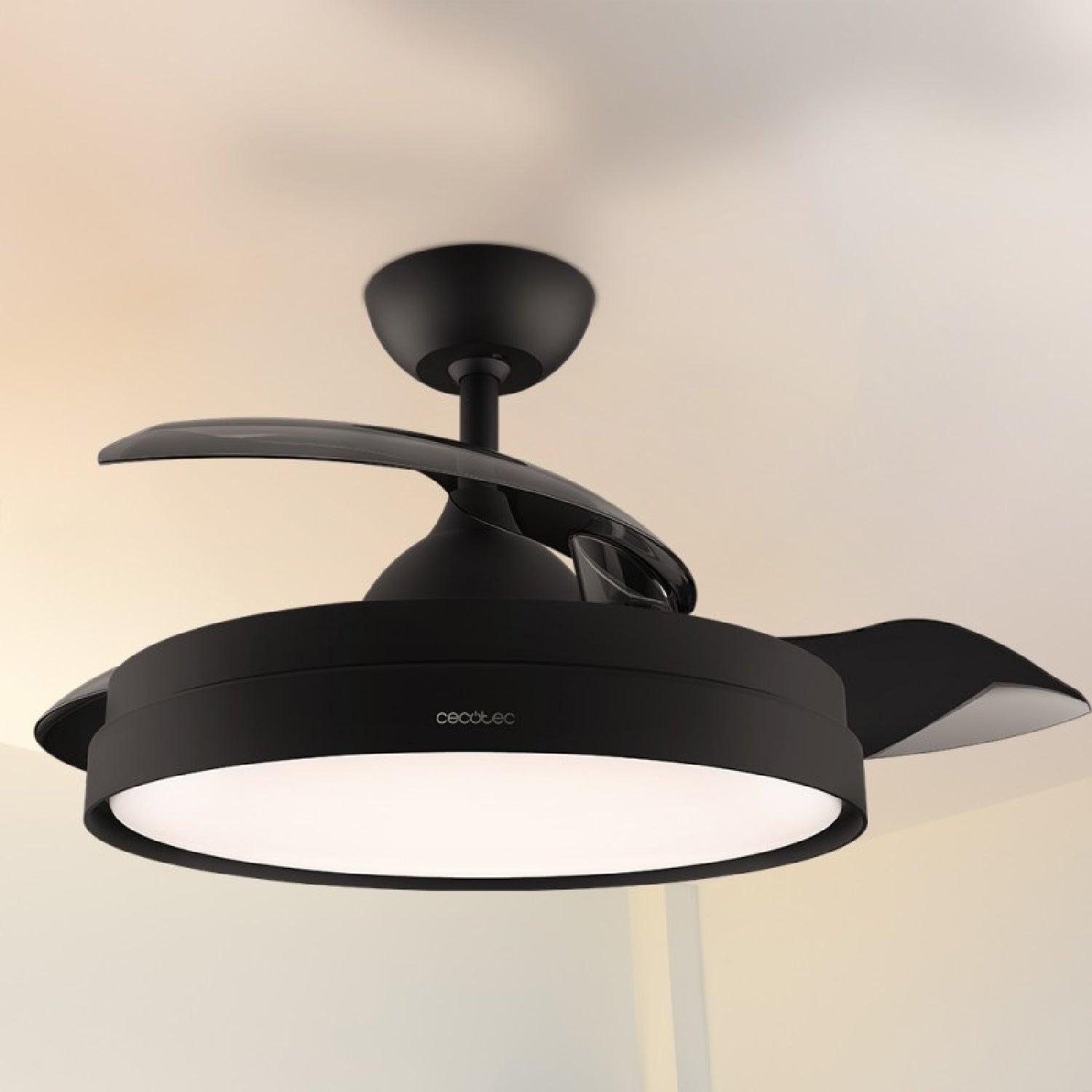 Cecotec Ventilador De Techo Con Luz Ventilador De Techo Energysilence Aero 4280 Invisible Black_2