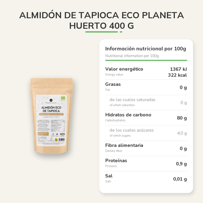 Información nutricional