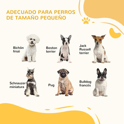 Pawhut Barrera De Seguridad Plegable Perros Pequeños 160x76 Cm Para Puertas Café_3