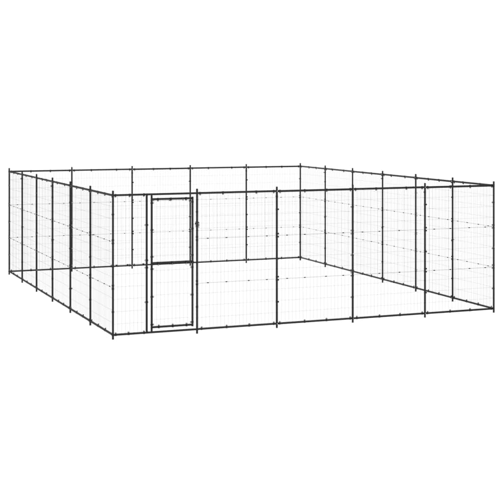 Vidaxl Perrera De Exterior De Acero 36,3 M²_0