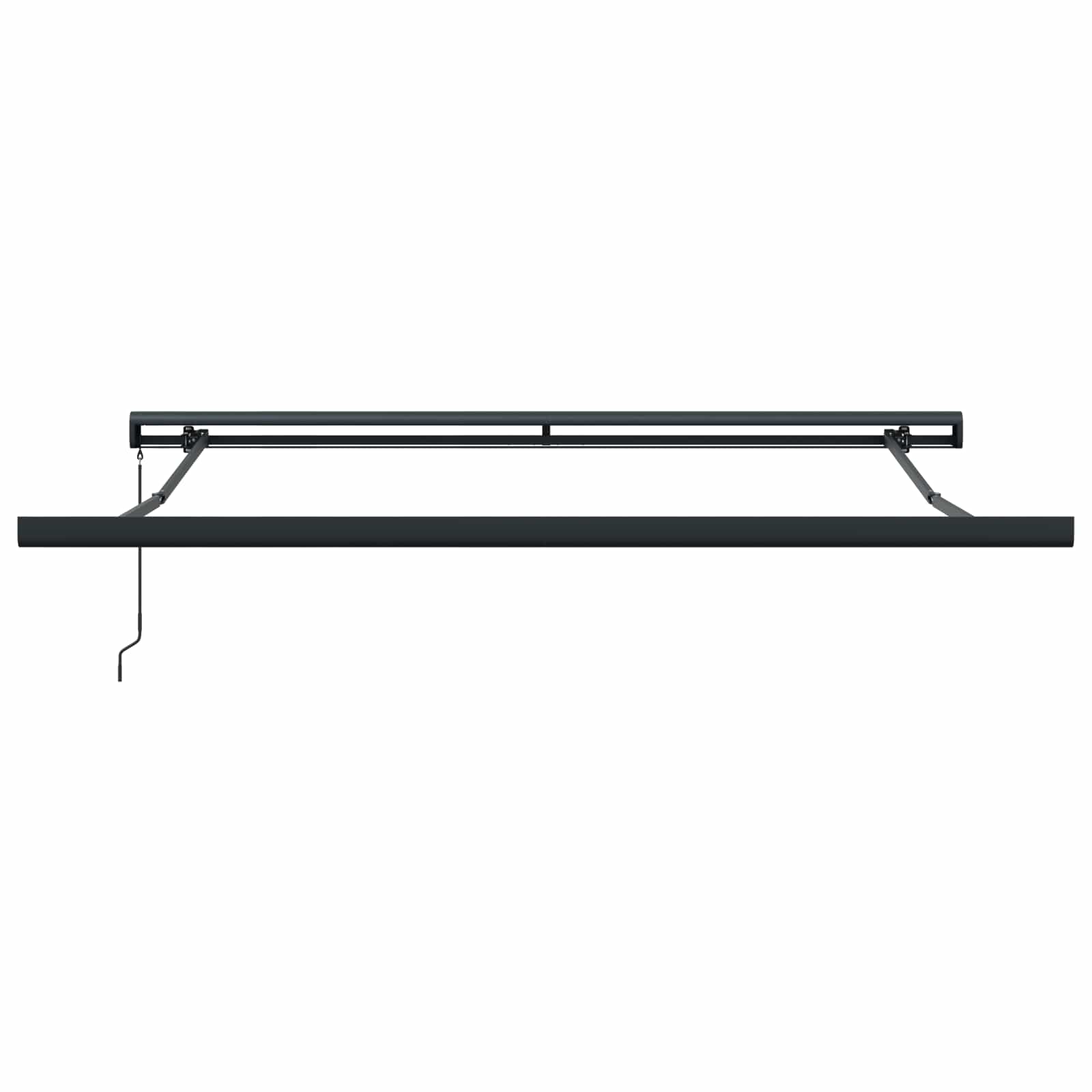 Toldo Retráctil Rojo 350 X 250 Cm Lona Y Aluminio_4