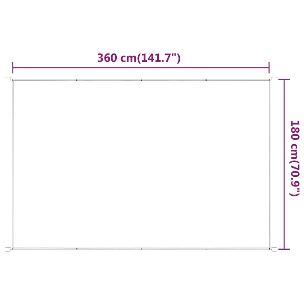 Vidaxl Toldo Vertical Tela Oxford Beige 180x360 Cm_2
