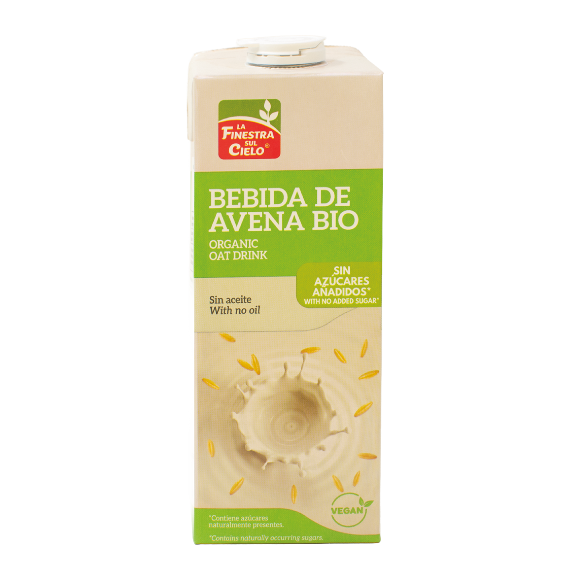 Bebida de Avena Bio La Finestra Sul Cielo 1 L