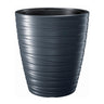 Maceta Con Deposito 16l Maze De Plastico En Color Antracita 29,6 (largo) X 29,6 (ancho) X 32,9 (alto) Cm