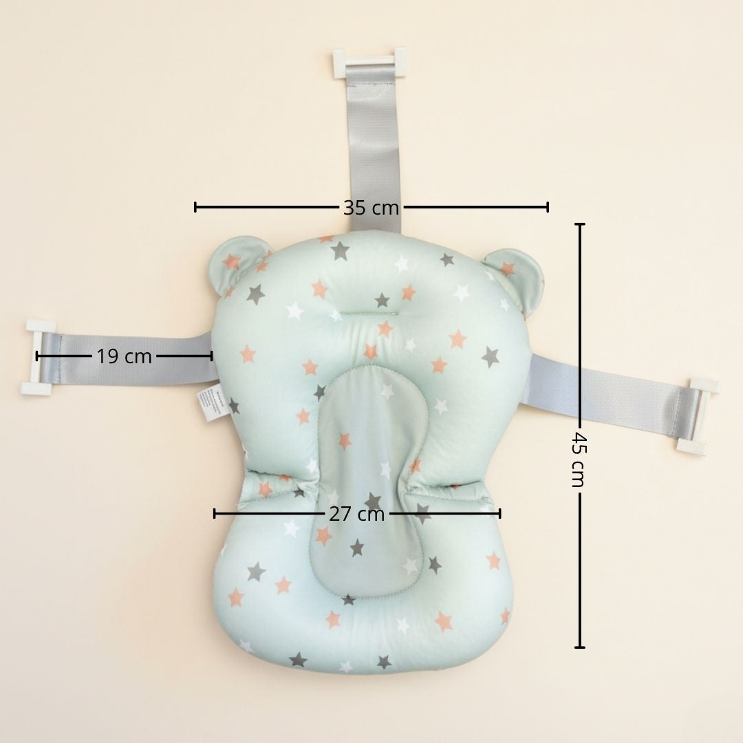 Cojín De Baño Antideslizante Con Estampado De Corona Para Estrellas azul, Cómodo Y Seguro Bathby_2