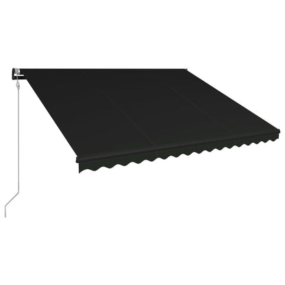 Vidaxl Toldo Retráctil Automático Gris Antracita 450x300 Cm_0