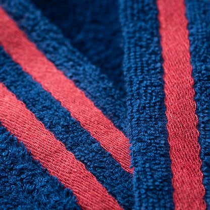 Albornoz Azul Marino M/l 320gsm 100% Algodón Con Logo Bordado El Ganso_3