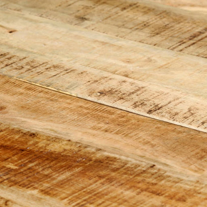 Mesa De Comedor Madera Maciza De Mango Rugosa 140x70x75 Cm_4